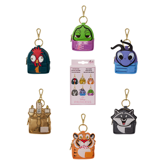 PRINCESS SIDEKICKS - Mini Backpack Bag Charm Loungefly Mystery Box