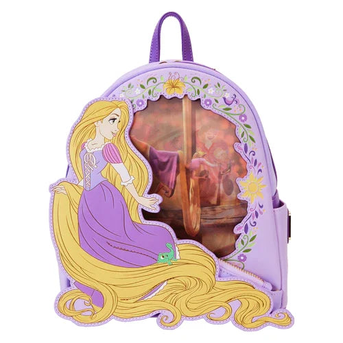 DISNEY PRINCESS - Rapunzel - Lenticular Mini Backpack LoungeFly
