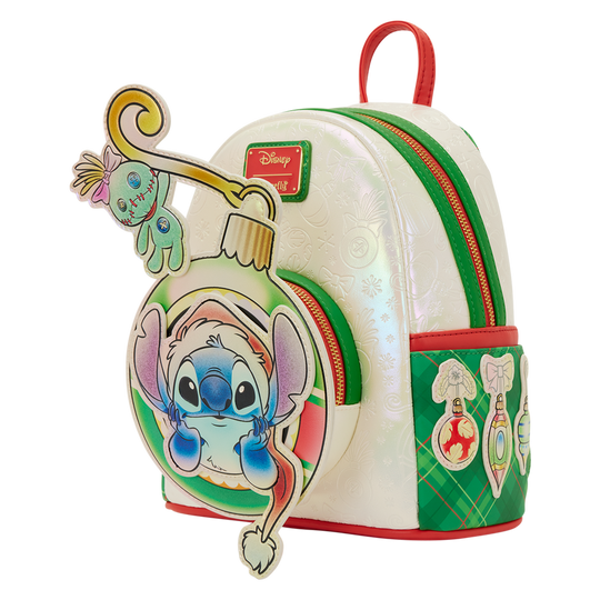 DISNEY - Lilo & Stitch "Holiday" - Mini Backpack LoungeFly