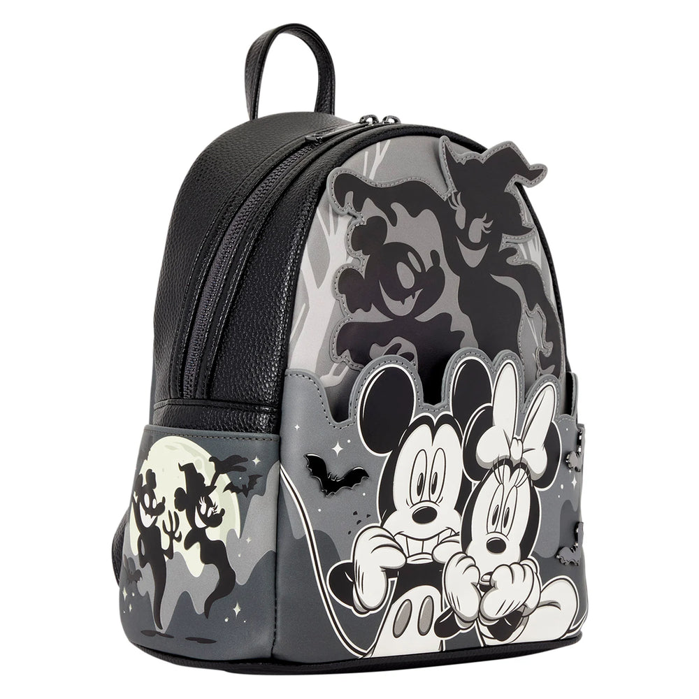 DISNEY - Mickey & Minnie Light Up Glow - Mini Backpack Loungefly