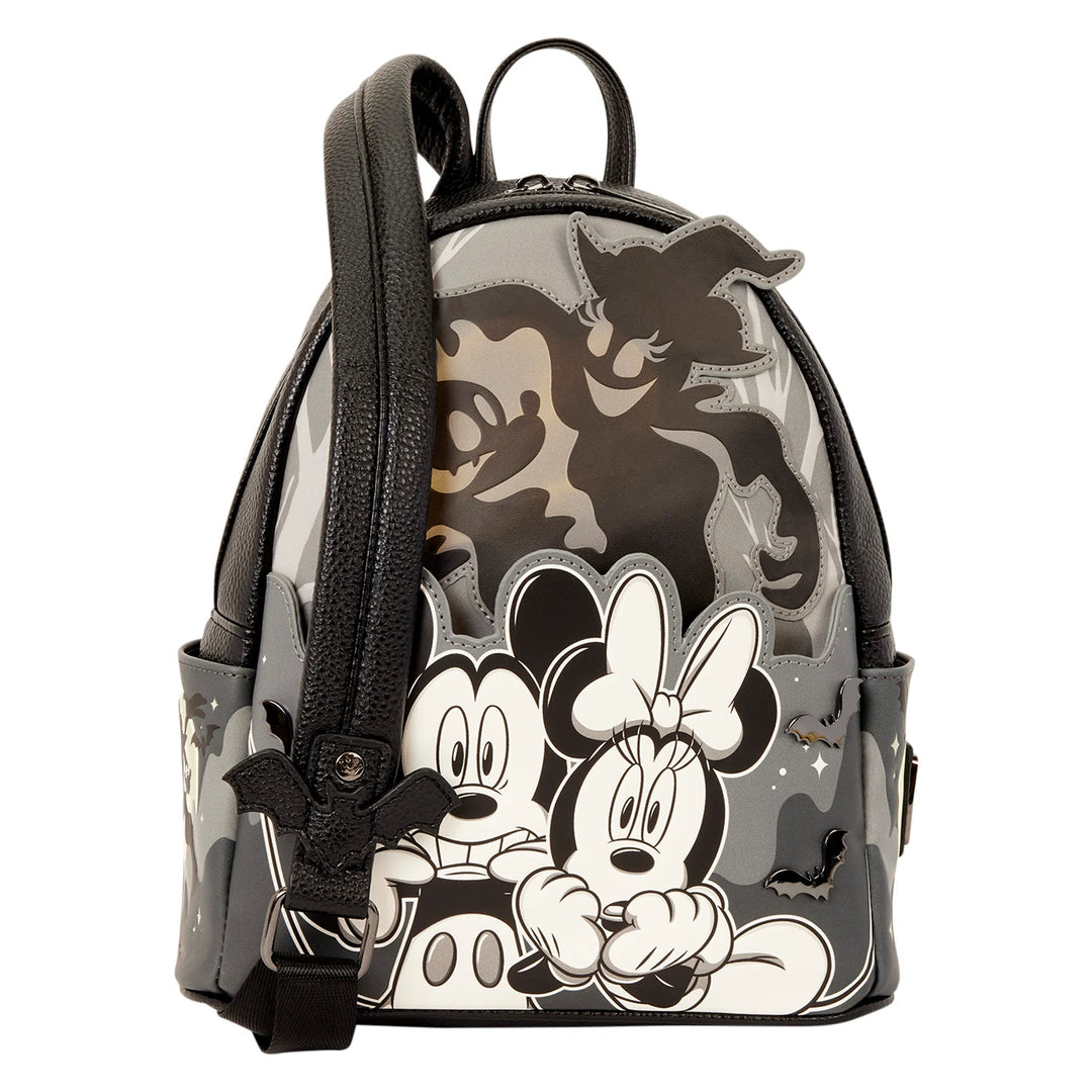 DISNEY - Mickey & Minnie Light Up Glow - Mini Backpack Loungefly