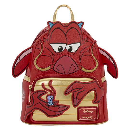 MULAN - Mushu "Glitter" - Mini Backpack Loungefly