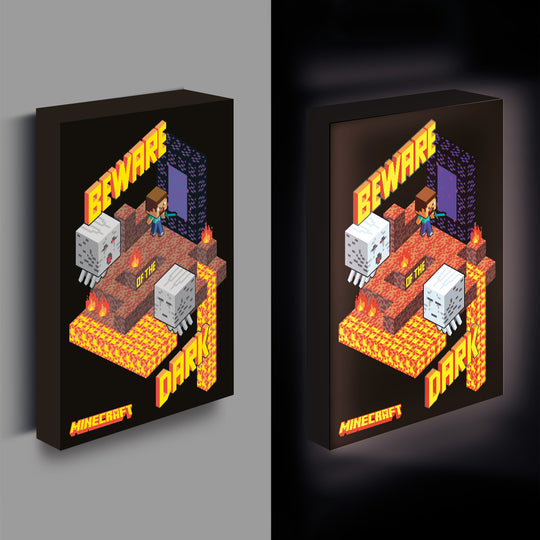 MINECRAFT - Light Canvas 40X30 Cm