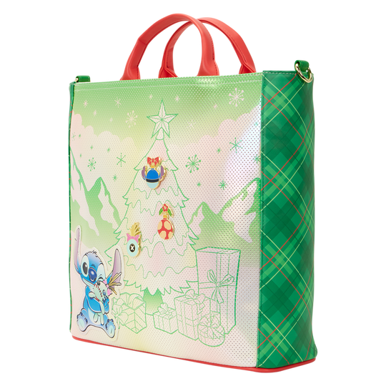 DISNEY - Lilo & Stitch "Holiday" - Tote Bag LoungeFly