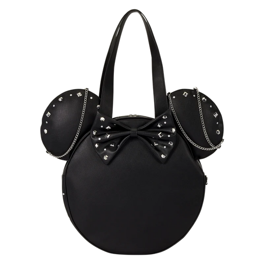 DISNEY - Minnie Mouse "Studs & Chains" - Tote Bag LoungeFly