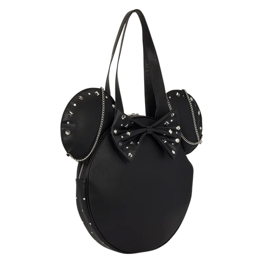 DISNEY - Minnie Mouse "Studs & Chains" - Tote Bag LoungeFly