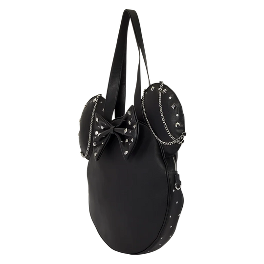 DISNEY - Minnie Mouse "Studs & Chains" - Tote Bag LoungeFly