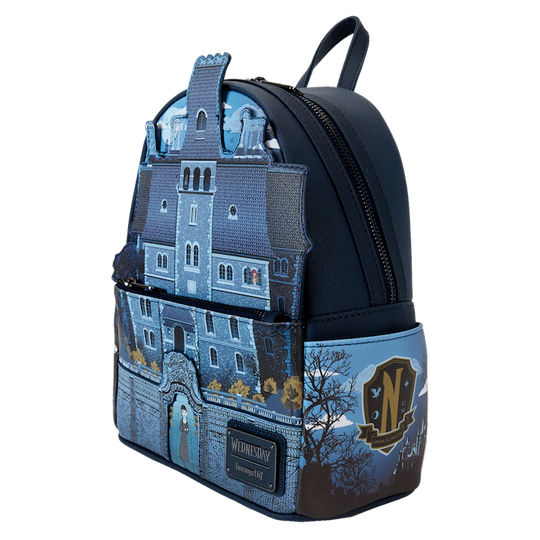 WEDNESDAY - Nevermore Academy - Mini Backpack LoungeFly