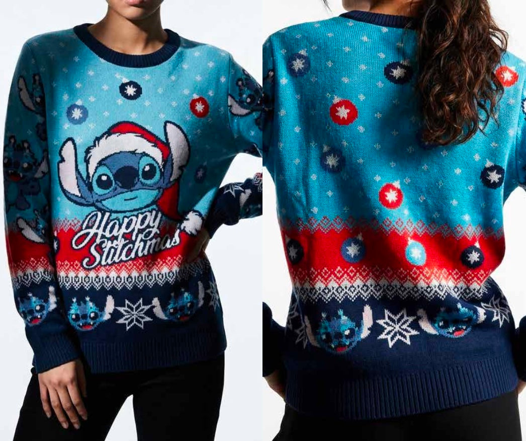 LILO & STITCH - Stitch "Happy Stitchmas"- Women Christmas Sweaters (S)