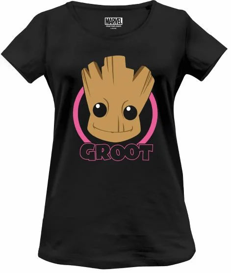 MARVEL - Smiling Groot Head - T-Shirt Women (XL)