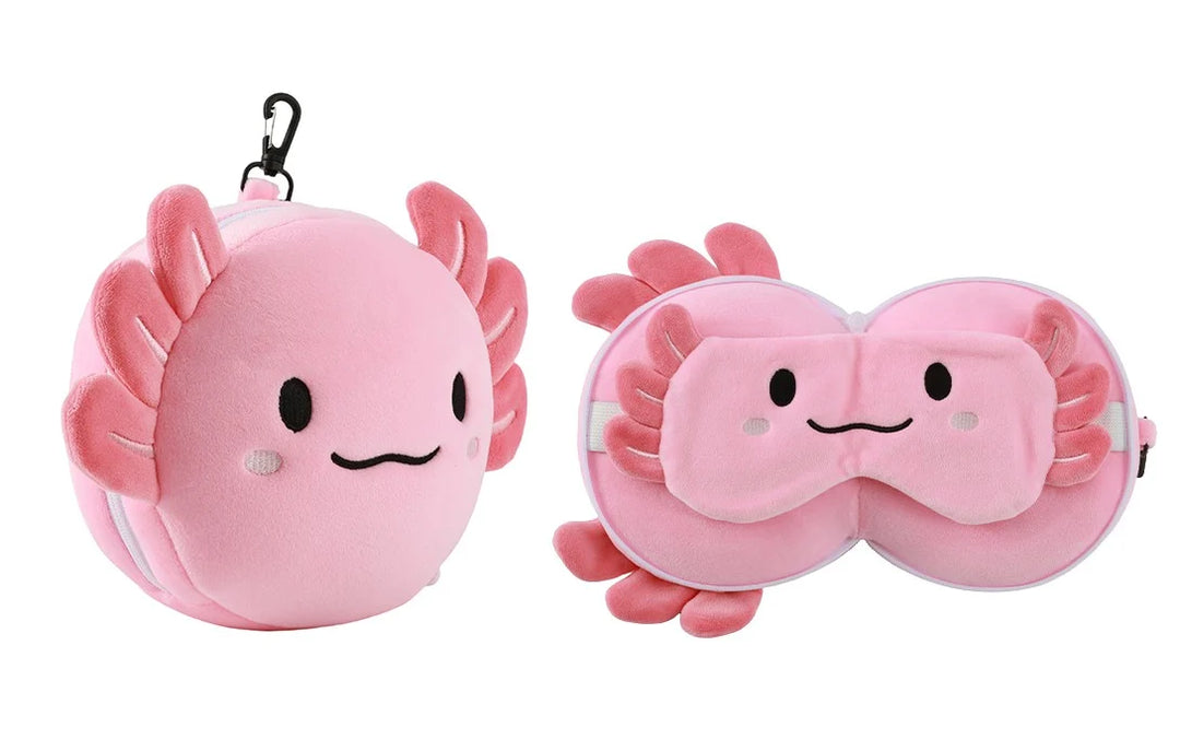 KAWAII - Axolutely - Pillow with Sleep Mask
