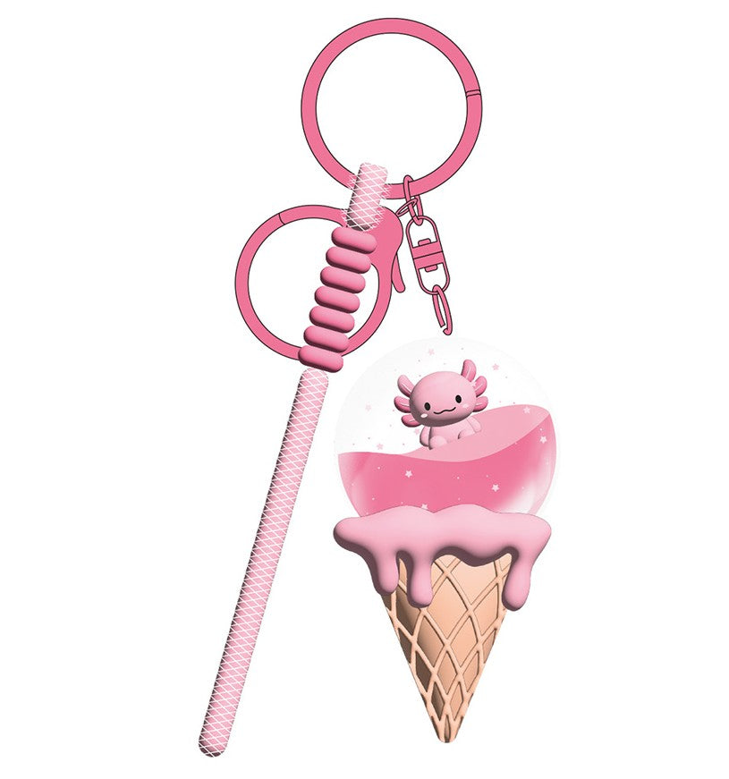 KAWAII - Ice Cream Axolutely - Keychain