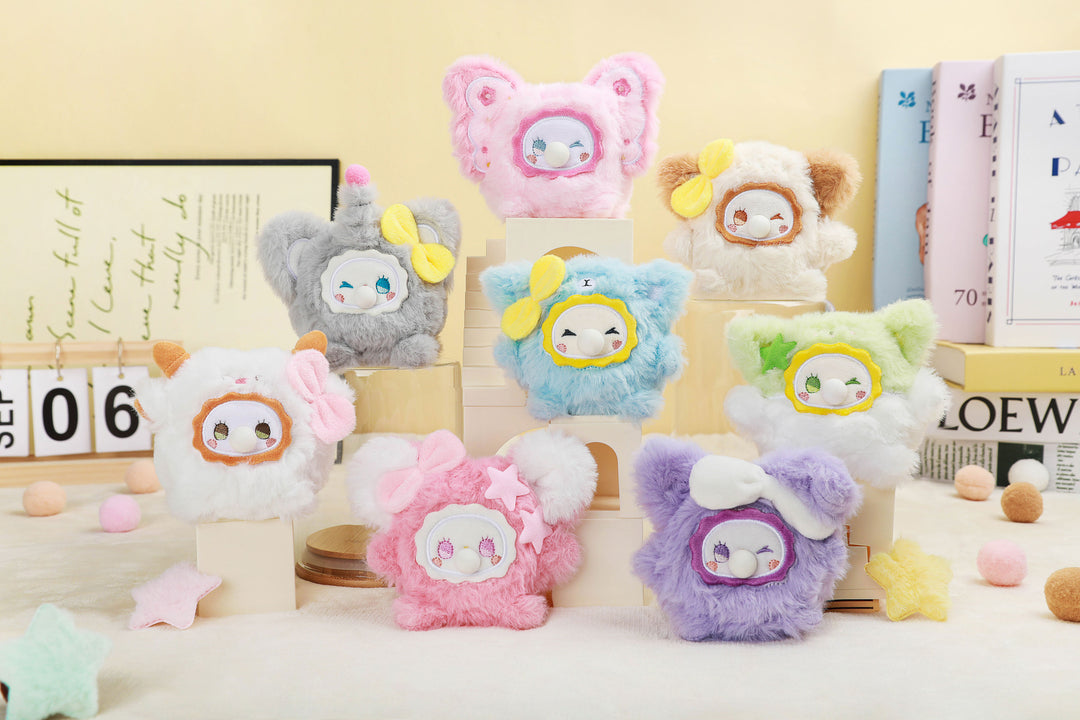 YANCHUANG - Zoo Bubble Puff Stress Relief Plush BLIND BOX (6pcs) - 9cm