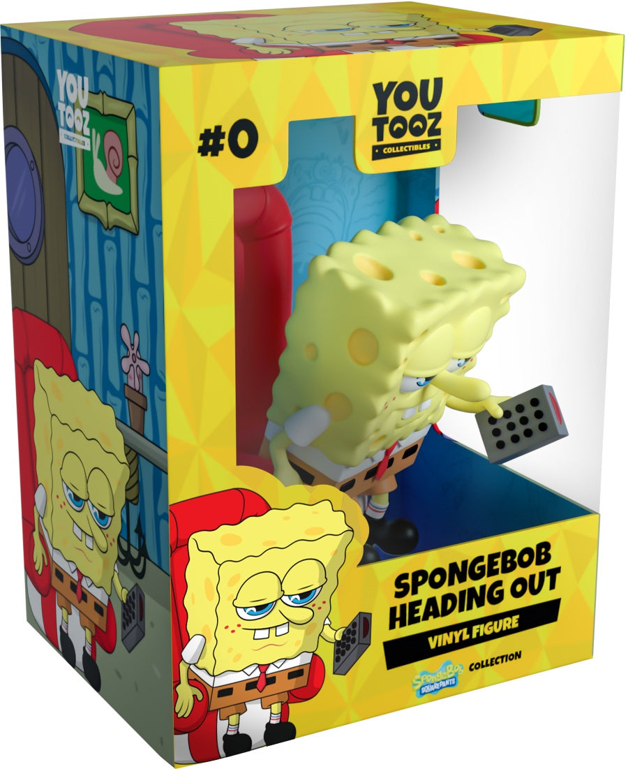 BOB L'EPONGE - SpongeBob Heading Out - Figure Youtooz 8cm