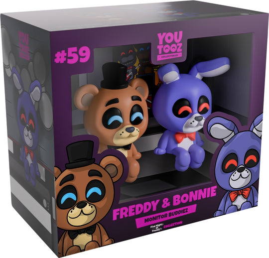 FIVE NIGHTS AT FREDDY'S - Freddy & Bonnie - Monitor Buddiez 6cm