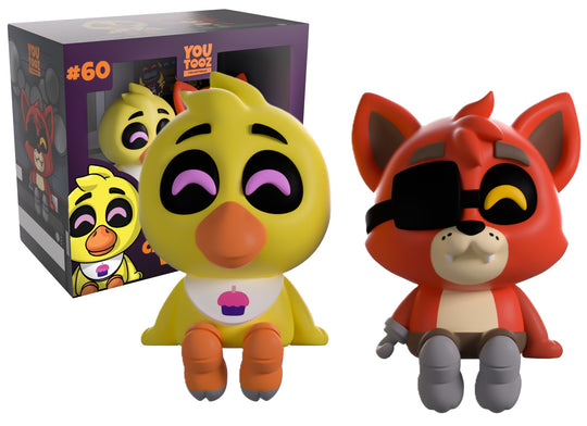 FIVE NIGHTS AT FREDDY'S - Chica & Foxy - Monitor Buddiez 6cm
