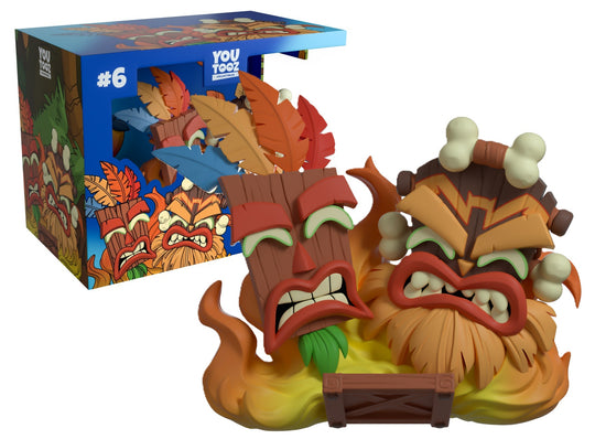 CRASH BANDICOOT - Aku Aku & Uka Uka - Figure Youtooz 9cm
