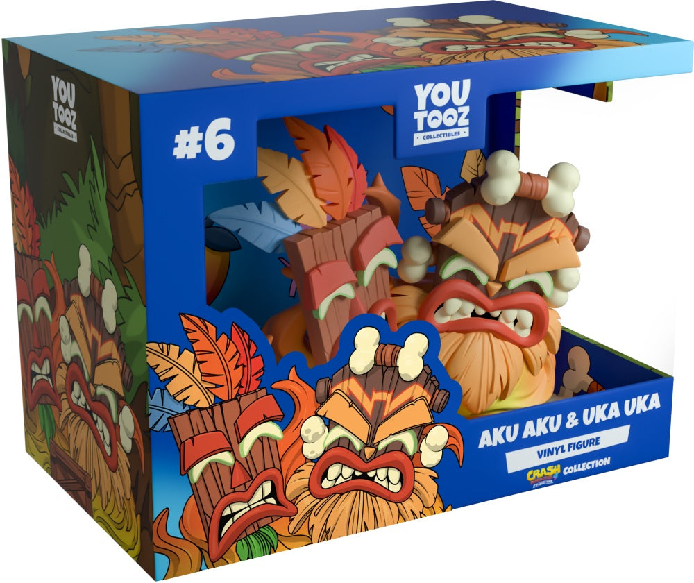 CRASH BANDICOOT - Aku Aku & Uka Uka - Figure Youtooz 9cm