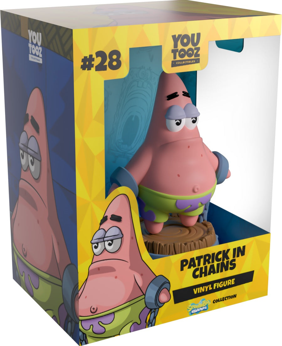 BOB L'EPONGE - Patrick in Chains - Figure Youtooz 13cm