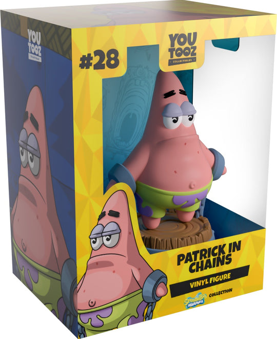 BOB L'EPONGE - Patrick in Chains - Figure Youtooz 13cm