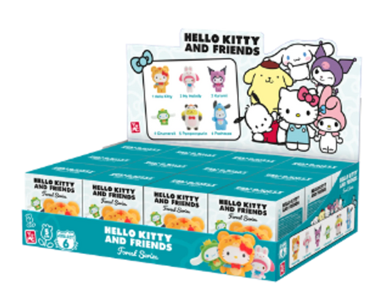 HELLO KITTY - Forest Friends Series -Assortiment 12 Fig. 3cm Blind Box