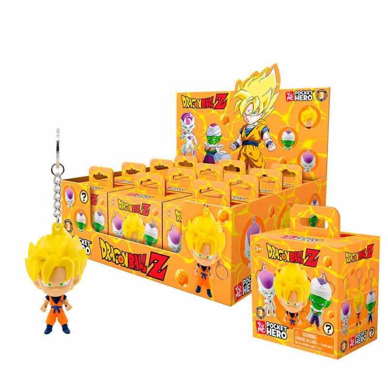 DRAGON BALL Z - Pocket Hero - Assortiment 12 Porte-Clés