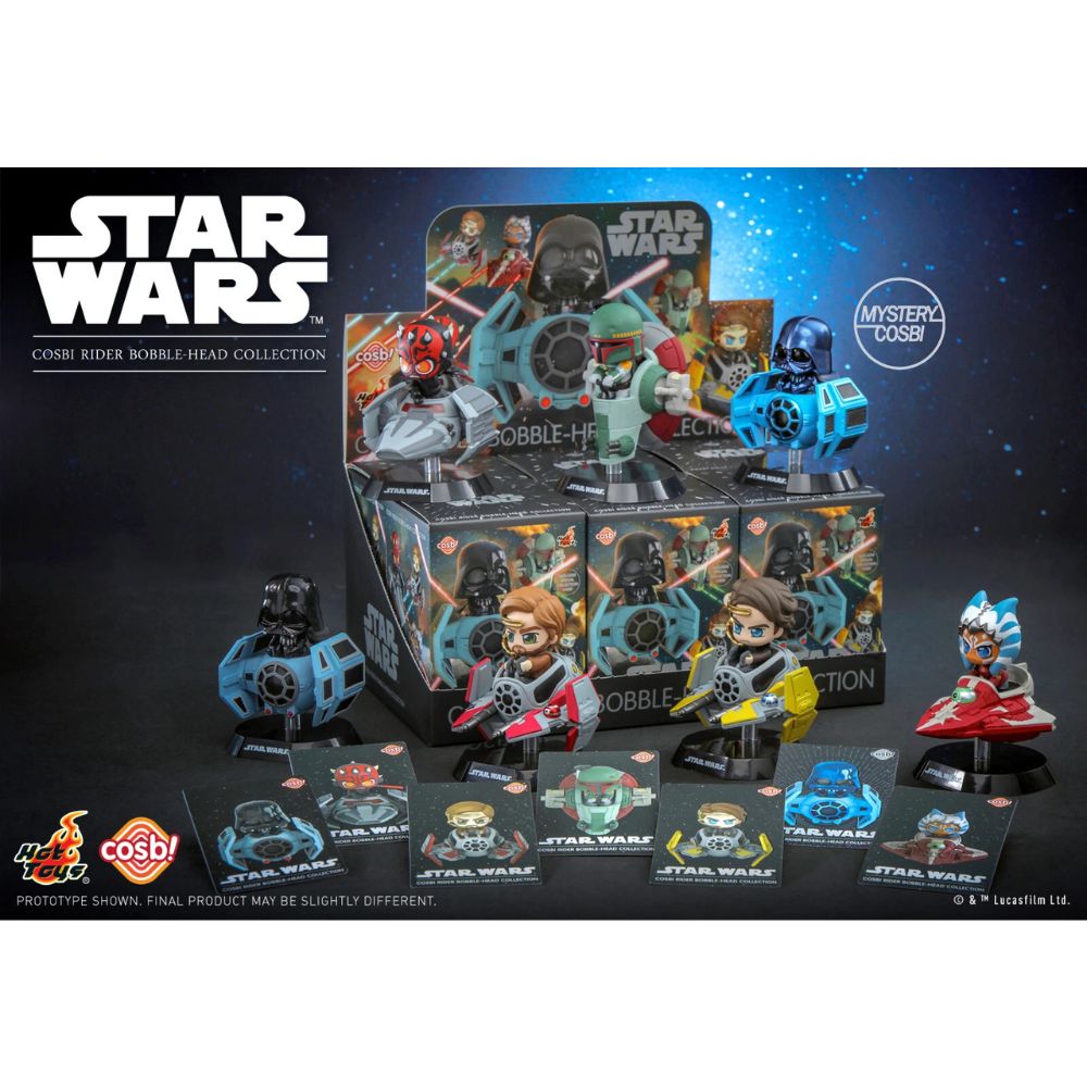 STAR WARS - Series 1 - Assortiment 6 Figures Cosbi Riders BLIND BOX