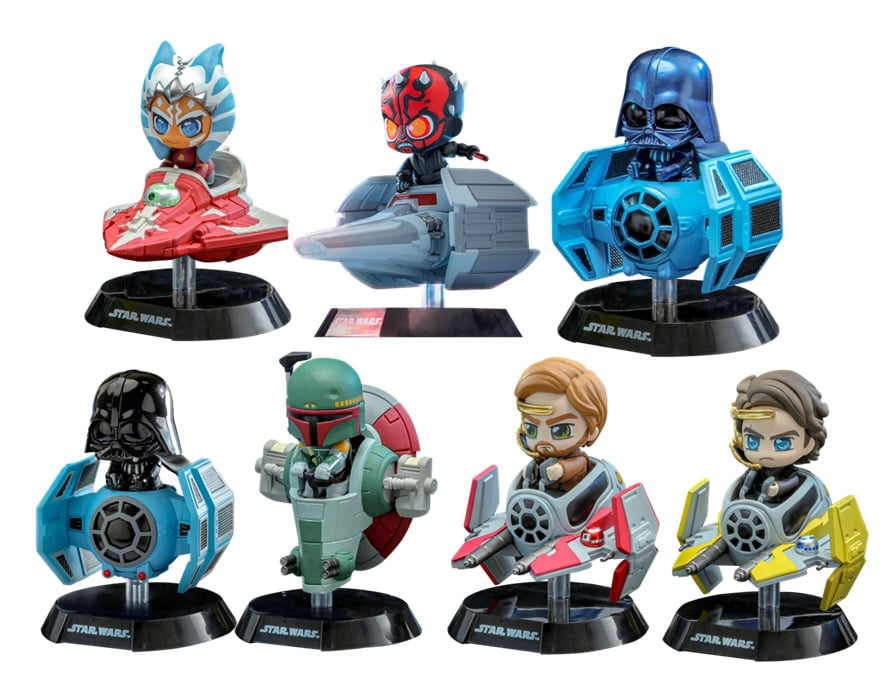 STAR WARS - Series 1 - Assortiment 6 Figures Cosbi Riders BLIND BOX