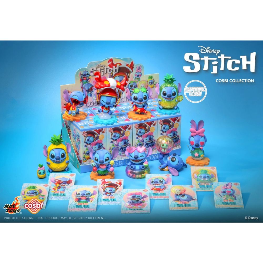LILO & STITCH - Stitch on Holiday - Assortiment 8 Fig. Cosbi 8cm