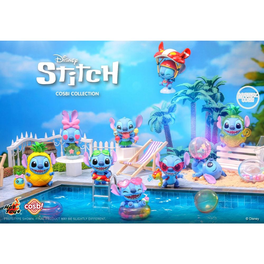 LILO & STITCH - Stitch on Holiday - Assortiment 8 Fig. Cosbi 8cm