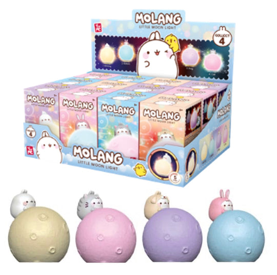 MOLANG - Light Moon Light Series - Assortiment 12 Figures 8cm