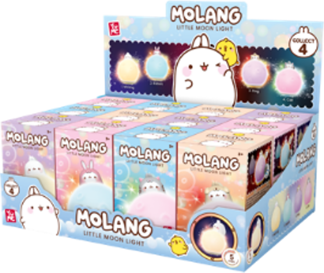MOLANG - Light Moon Light Series - Assortiment 12 Figures 8cm