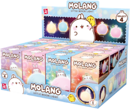 MOLANG - Light Moon Light Series - Assortiment 12 Figures 8cm