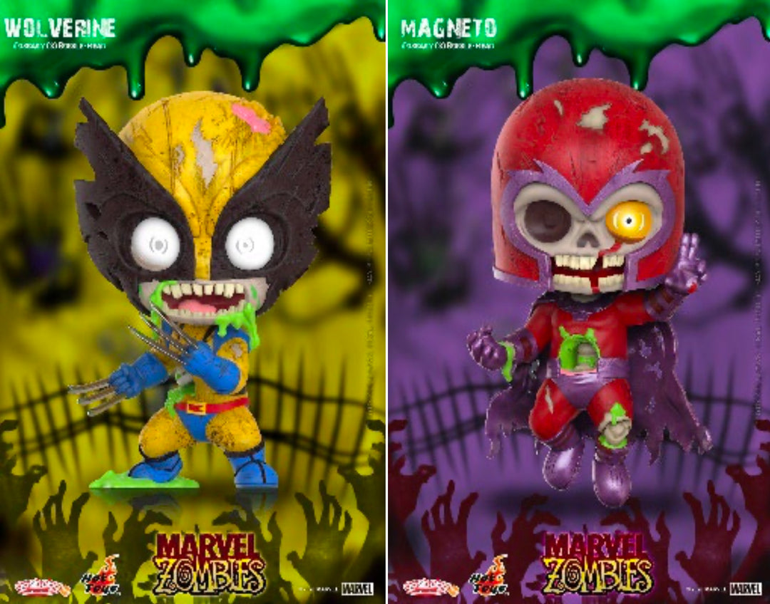 MARVEL - Cosbaby - Wave 1 - Wolverine & Magneto Zombies Set