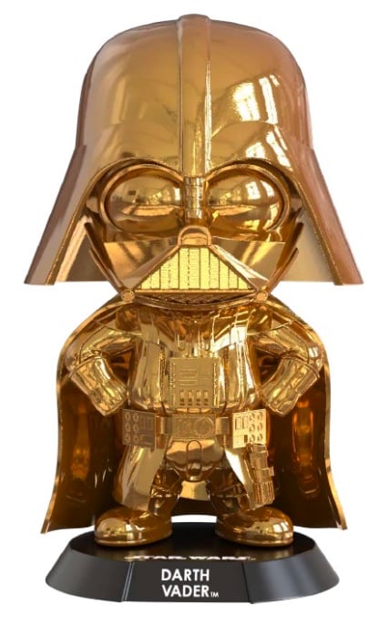 STAR WARS - Cosbaby - Wave 5 - Darth Vader Gold Chrome Version