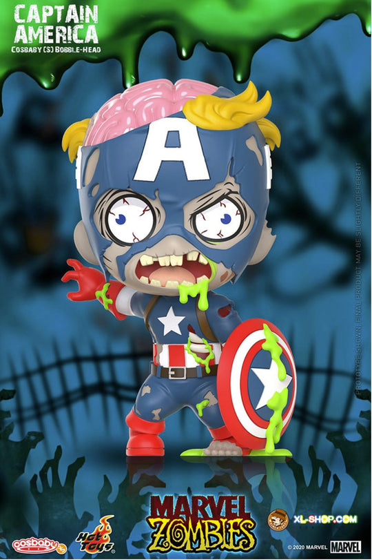 MARVEL - Cosbaby - Wave 1 - Captain America Zombie