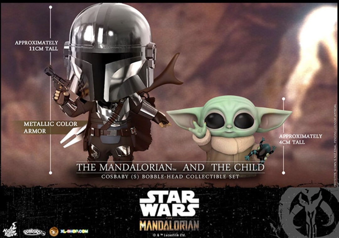 STAR WARS - Cosbaby - Wave 5 - Mandalorian & the Child Set