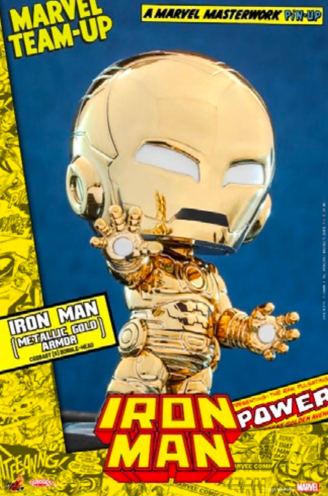 MARVEL - Cosbaby - Wave 2 - Iron Man Metallicv Gold Armor