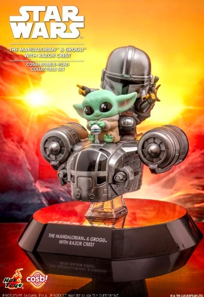 STAR WARS - Cosbaby - Wave 2 - Mandalorian & the Child with Razor