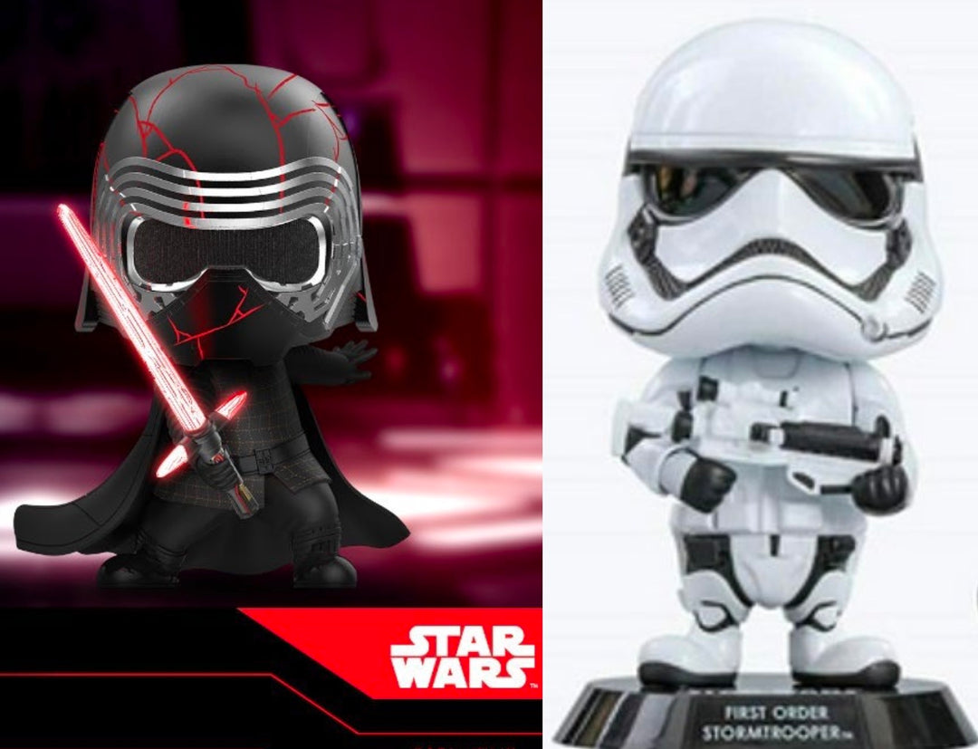 STAR WARS - Cosbaby - Wave 2 - Kylo Ren & First Order Stormtrooper Set