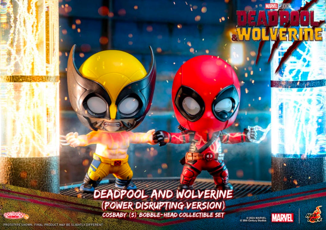 MARVEL - Cosbaby - Wave 3 - Deadpool & Wolverine Power Disrupting