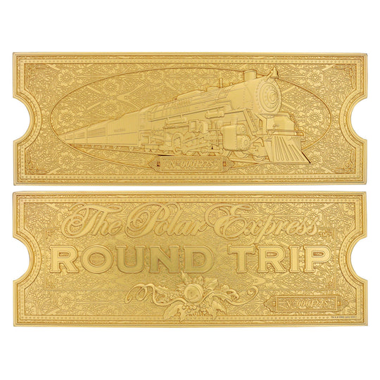 THE POLAR EXPRESS - 24k Gold Plated Train Ticket