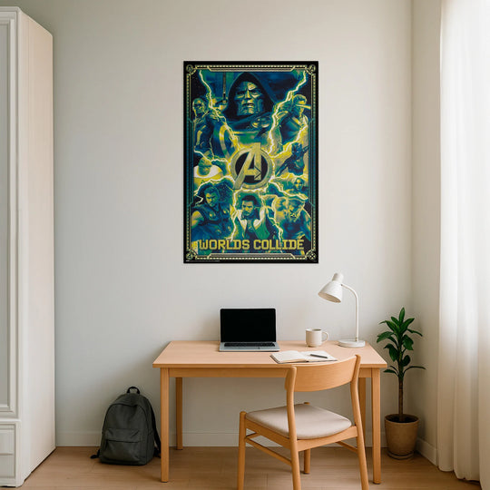 AVENGERS DOOMSDAY - Worlds collide - Poster 61 x 91cm