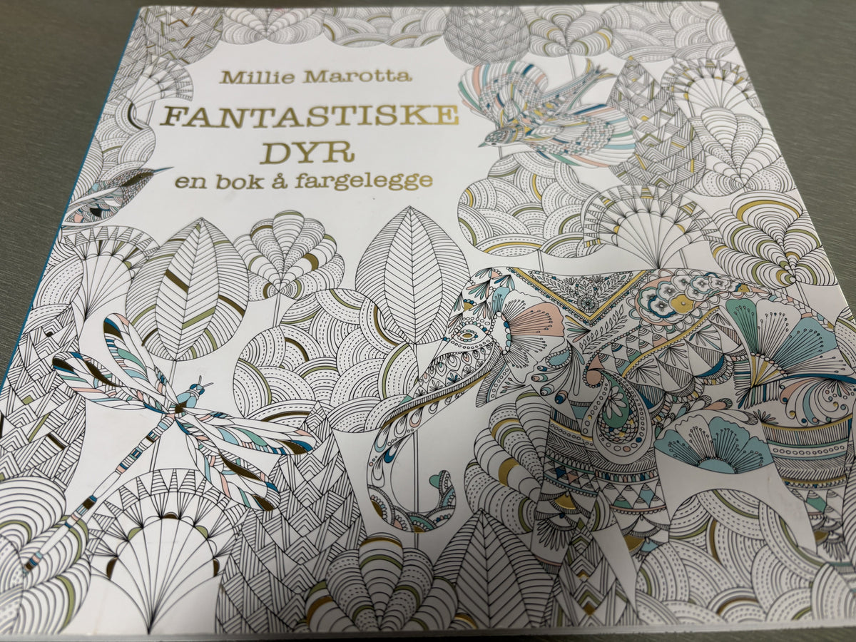 Fantastiske dyr - en bok å fargelegge
