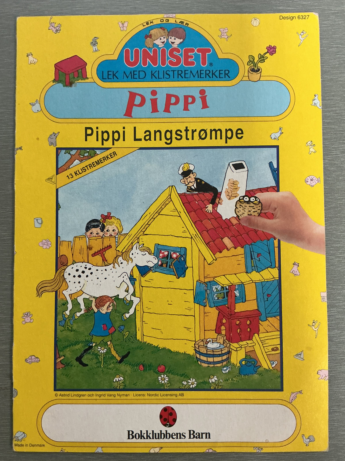 Uniset Lek med klistremerker: Pippi Langstrømpe