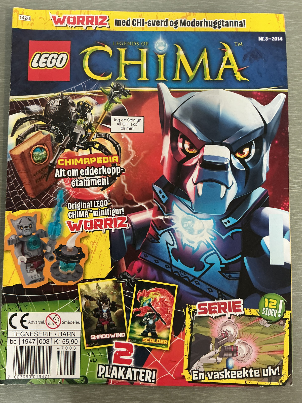 LEGO Legends of Chima nr. 3 - 2014 (Utgave A)