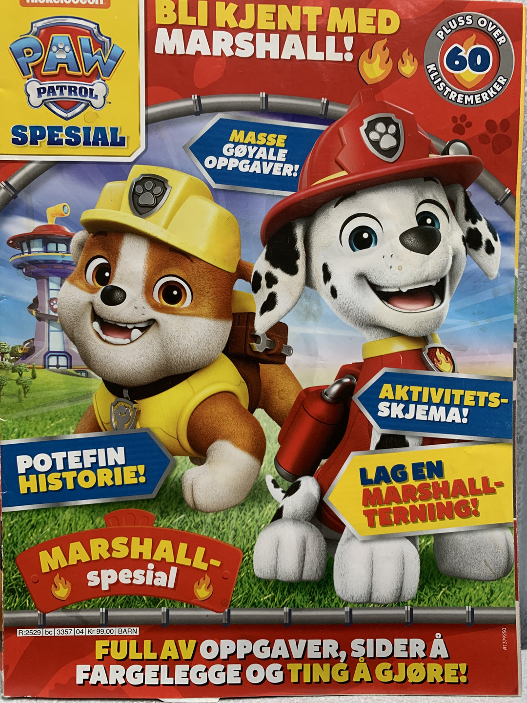 Paw Patrol Spesial – Bli kjent med Marshall! Aktivitetshefte.