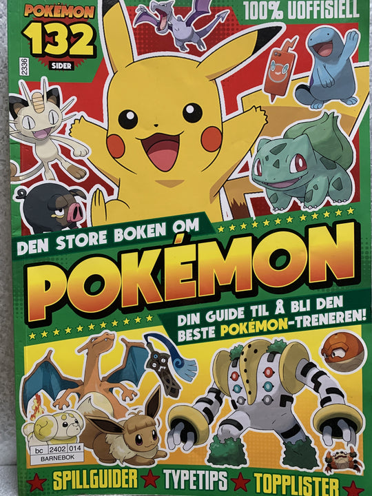 Den store boken om Pokémon. 2023. Hefte.