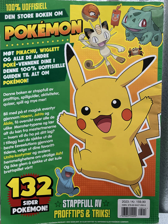 Den store boken om Pokémon. 2023. Hefte.