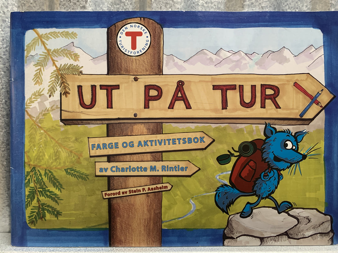 Ut på tur – Farge og aktivitetsbok. 2015. Aktivitetshefte.